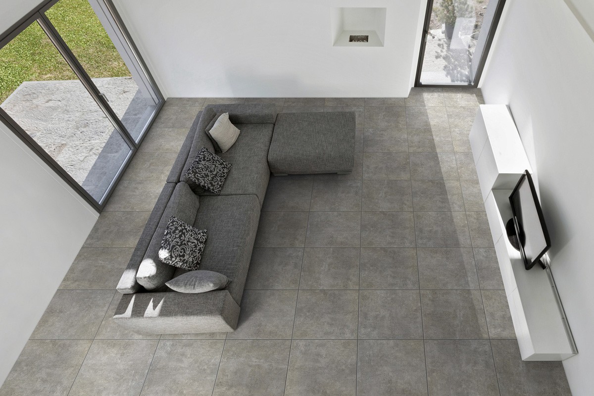 Gres effetto cemento greige ev 1003 60x60