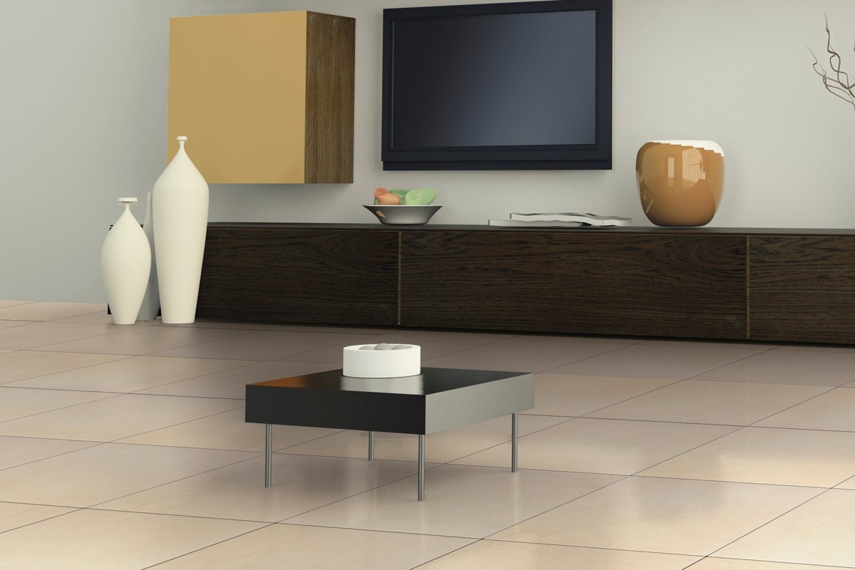 Gres porcellanato effetto cemento crema italiangres