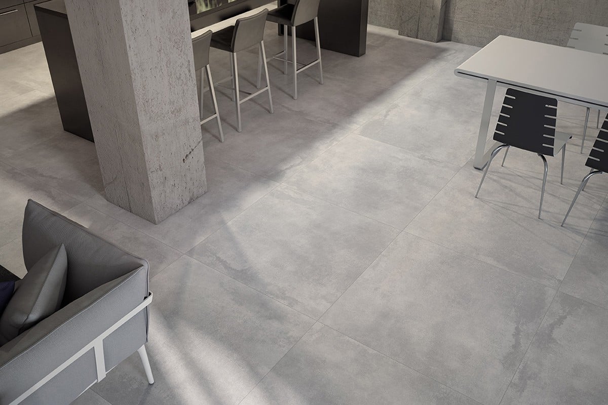 wohnzimmer fliesen modern:Modern fliesen – New Concrete 60×60 Ceramiche Armonie by Arte Casa wohnzimmer fliesen modern:Modern fliesen – New Concrete 60×60 Ceramiche Armonie by Arte Casa