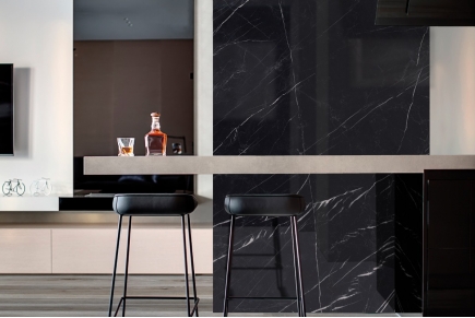 Glänzender schwarz marmor - - EMA 1000 60x60 GLOSSY ◇