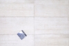 White concrete floor tiles