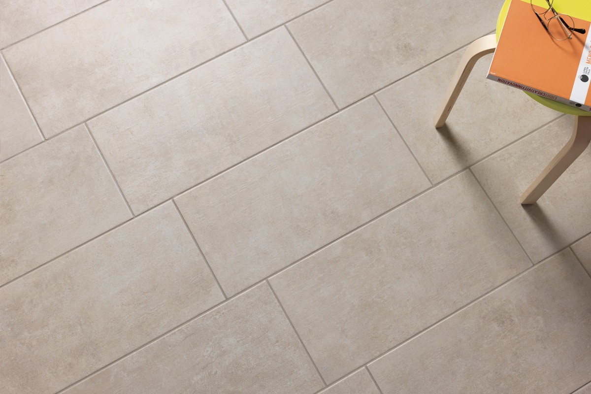 Concrete Effect Floor Sand Eingefaerbtes Feinsteinzeug