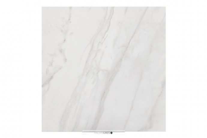 Glossy marble white melange