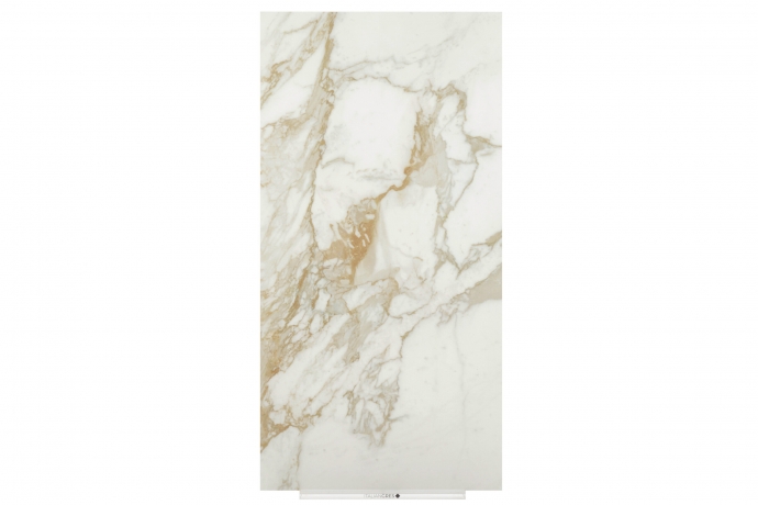 Ivory marble with gold veins soft touch