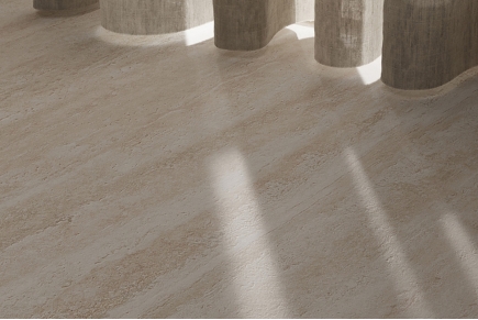 Veincut beige travertine marble