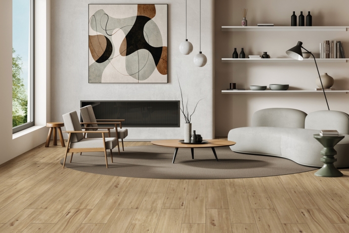 Raues Holz beige