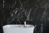 Elegant black matt marble