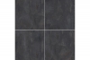 Oxidized iron tile black