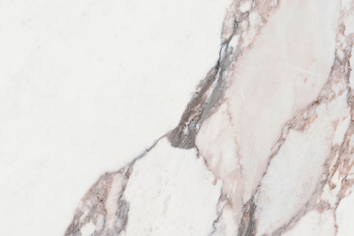 Calacatta pink matt marble
