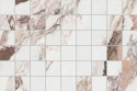 Rosa Calacatta-Marmor Mosaik