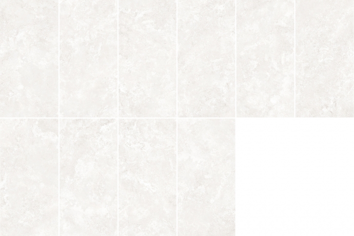 Crosscut white travertine glossy marble