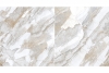 Glossy Calacatta marble grey and gold