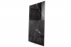 Calacatta Black glossy marble