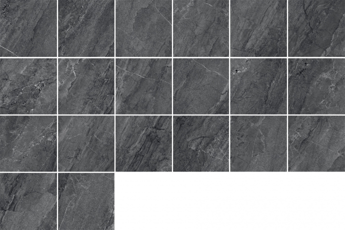 Anthracite technical marble effect floors