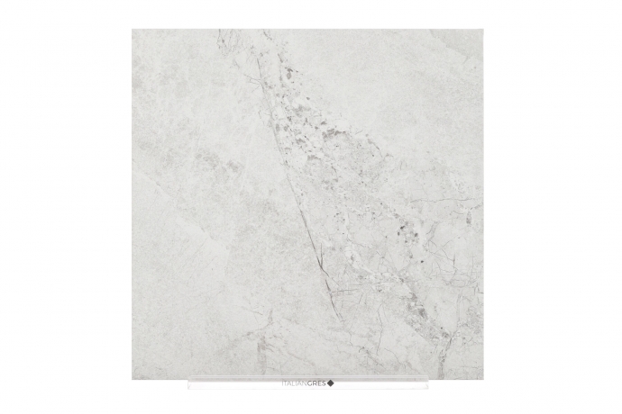 White technical marble effect floors