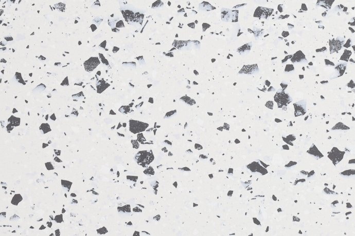 Weiß Terrazzo Ganzkörper Tech 14 mm Pleine masse