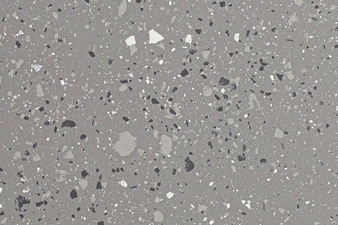 Terrazzo Anthracite Tech 14 mm Pleine masse
