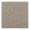 Carrelage grès cérame effet métal blanc