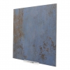 Carrelage grès cérame effet métal bleu