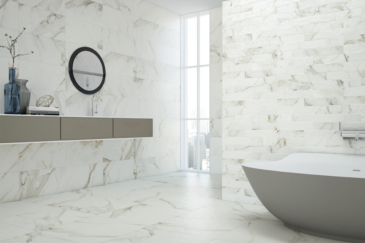 Bagno piastrelle effetto marmo – comarg.com Bagno effetto marmo