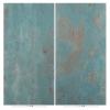 Oxidized iron tile green