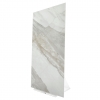 Marbre Calacatta brillant gris et or