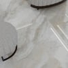 Glossy Calacatta marble grey and gold