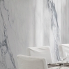 Dark grey vein semi polished marble