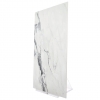 Dark grey vein semi polished marble