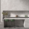 Glänzender Royal Silber Marmor