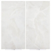 White semi polished marble