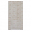 White semi polished marble