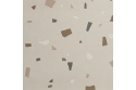 Taubenfarbener venezianischer geometrischer Terrazzo