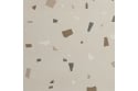 Taupe geometric Venetian terrace