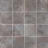 Dark grey industrial metallic tiles