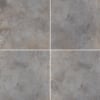 Dark grey industrial metallic tiles
