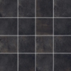 Black industrial metallic tiles