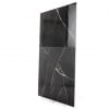 Calacatta Black glossy marble