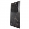 Calacatta Black glossy marble