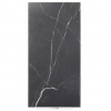 Schwarzer Calacatta-Marmor matt