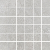 Zeitgenössischer Grauer Crosscut Travertin Mosaik