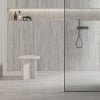 Veincut grey travertine marble