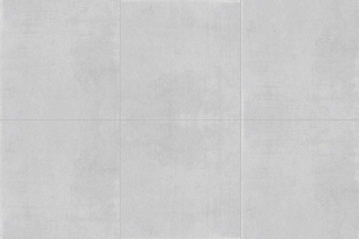 Light Grey Concrete Floor Tiles Full Body Porcelain Stoneware M