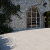 Stein von Marseille Elfenbein 20 mm Outdoor