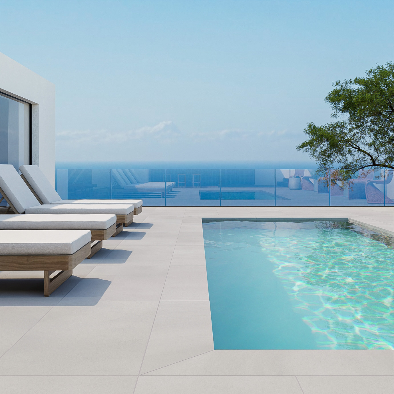 Pastel Concrete Grey 20 mm Outdoor