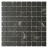 Edles Marmor Mosaik Schwarz Matt