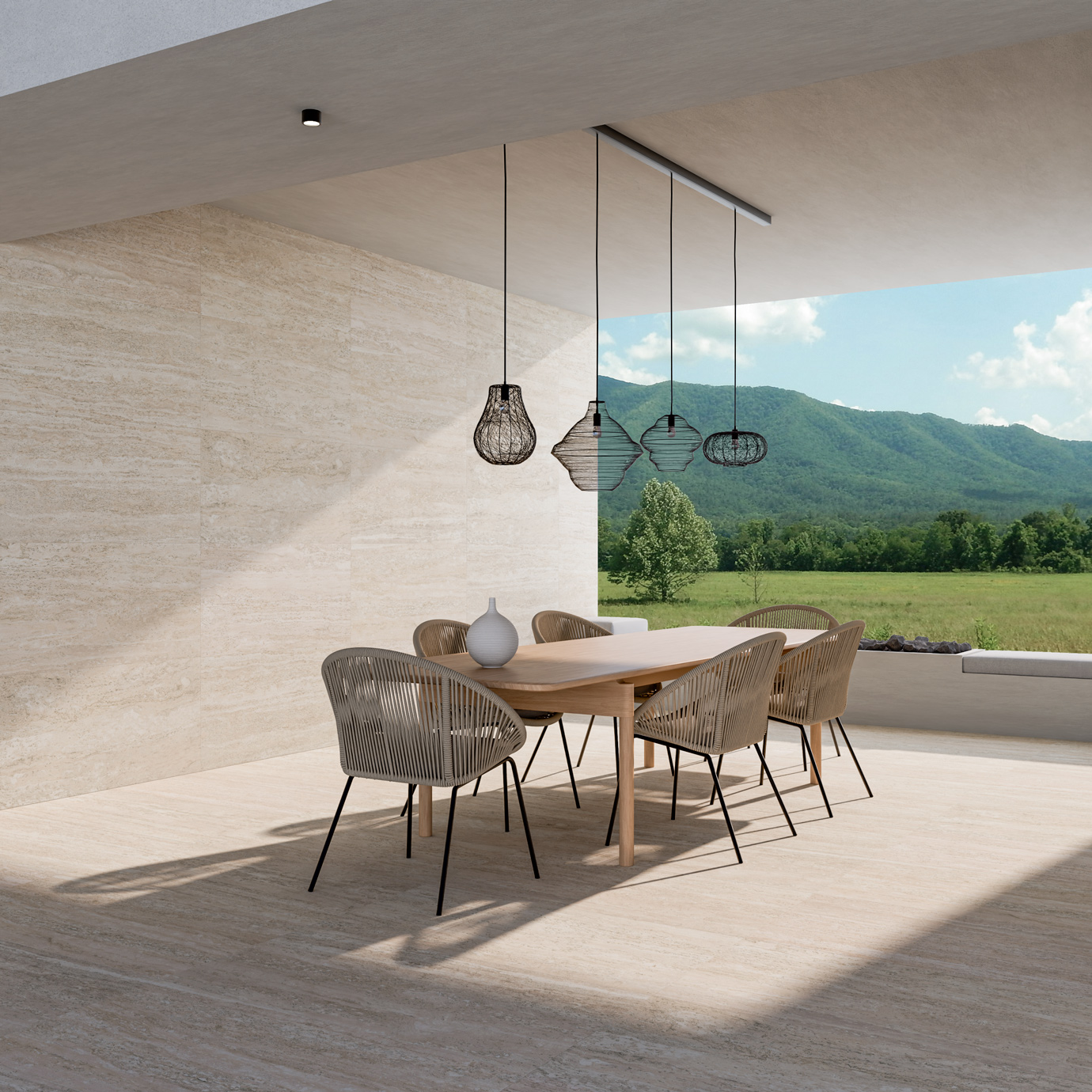 Silver Vein Beige - Travertine 20 mm Outdoor