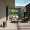 Einheitlicher Punktierter Stein Taupe 20 mm Outdoor