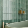 Terracotta Linear Turquoise