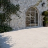 Stein von Marseille Elfenbein 20 mm Outdoor